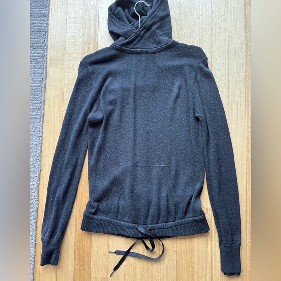 lululemon athletica Sweaters - Lululemon Athletica Gray Cowl Neck Sweater with Adjustable Fit